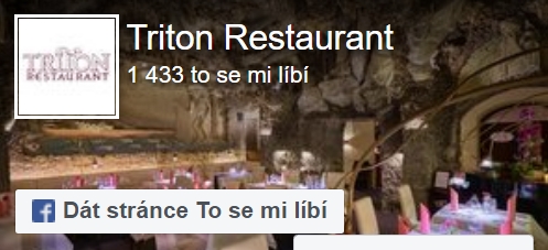 Triton Restaurant Praga - Facebook page